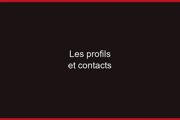 Les profils et la communauté