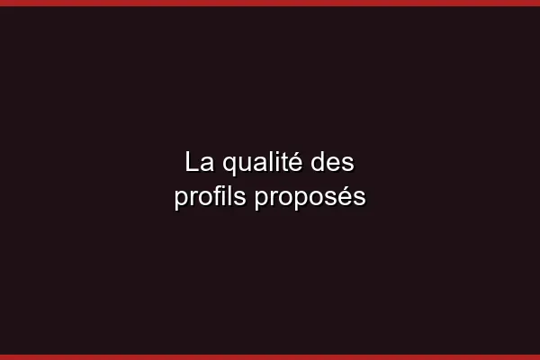 Interface et fonctionnalités